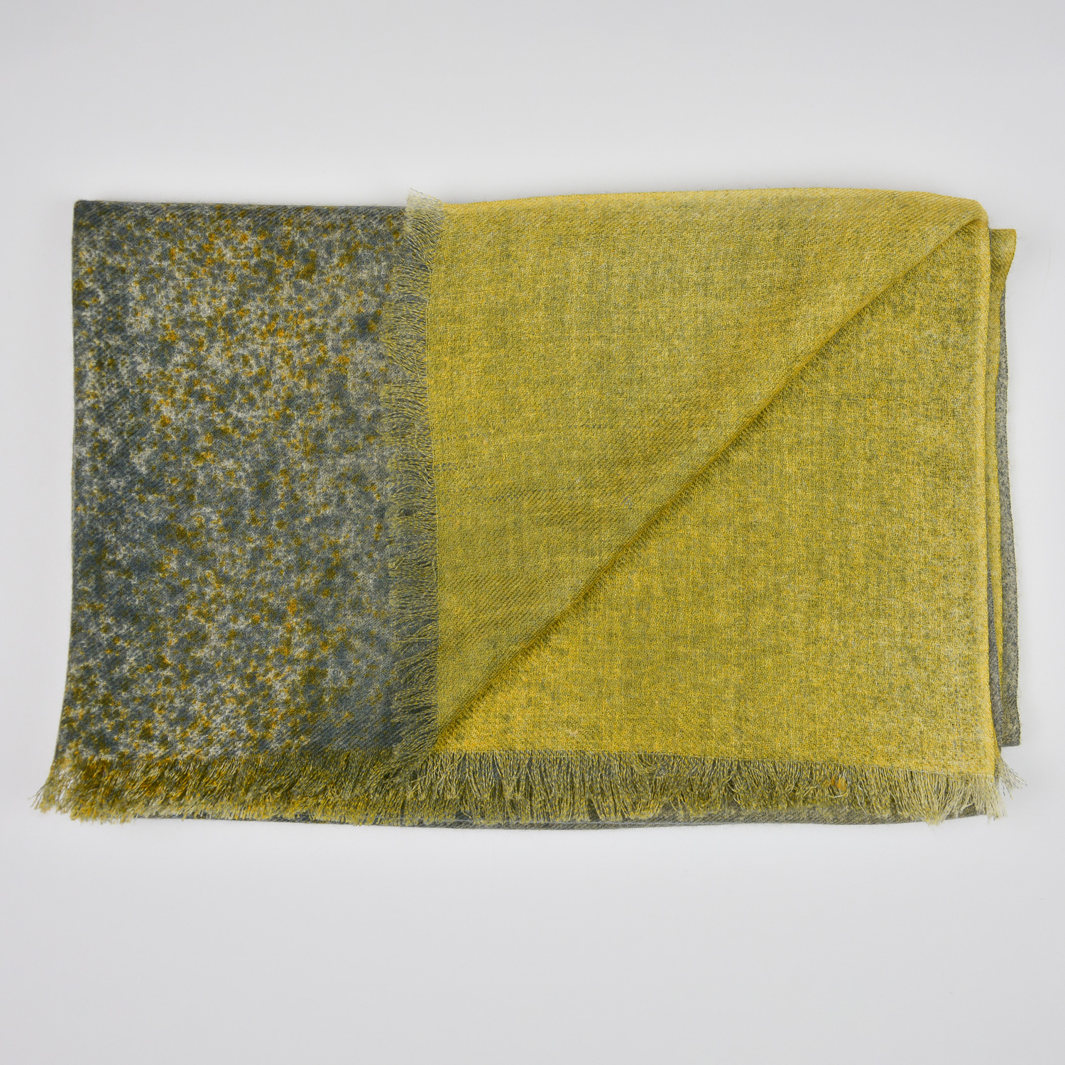 Sciarpa Pura Lana - Double Gray - immagine 2