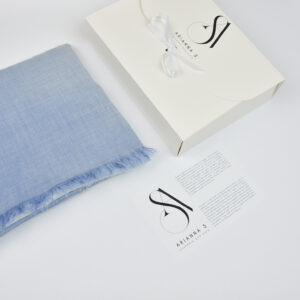 Sciarpa Cashmere 95 - Sky Blue