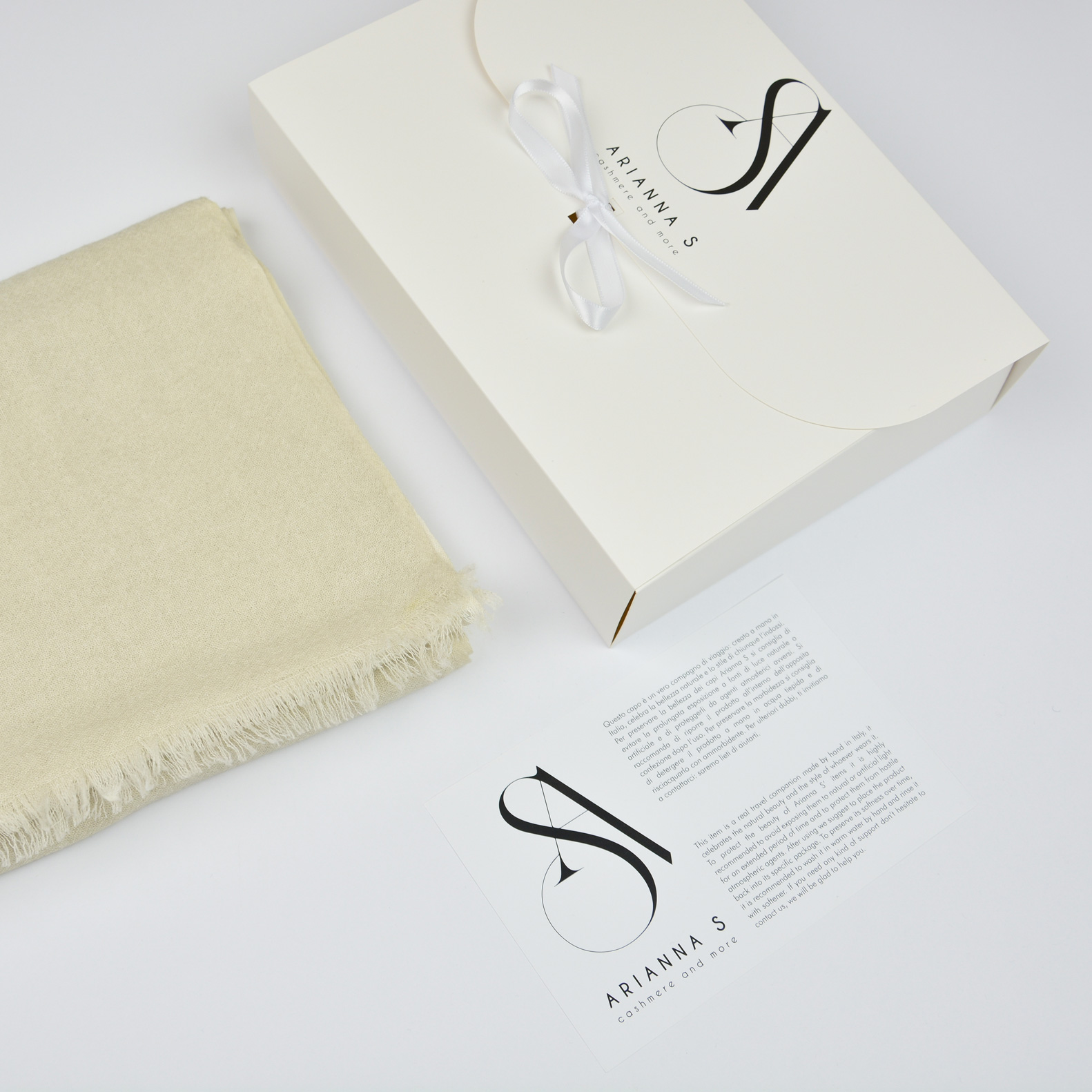 Sciarpa Cashmere 108 - Beige