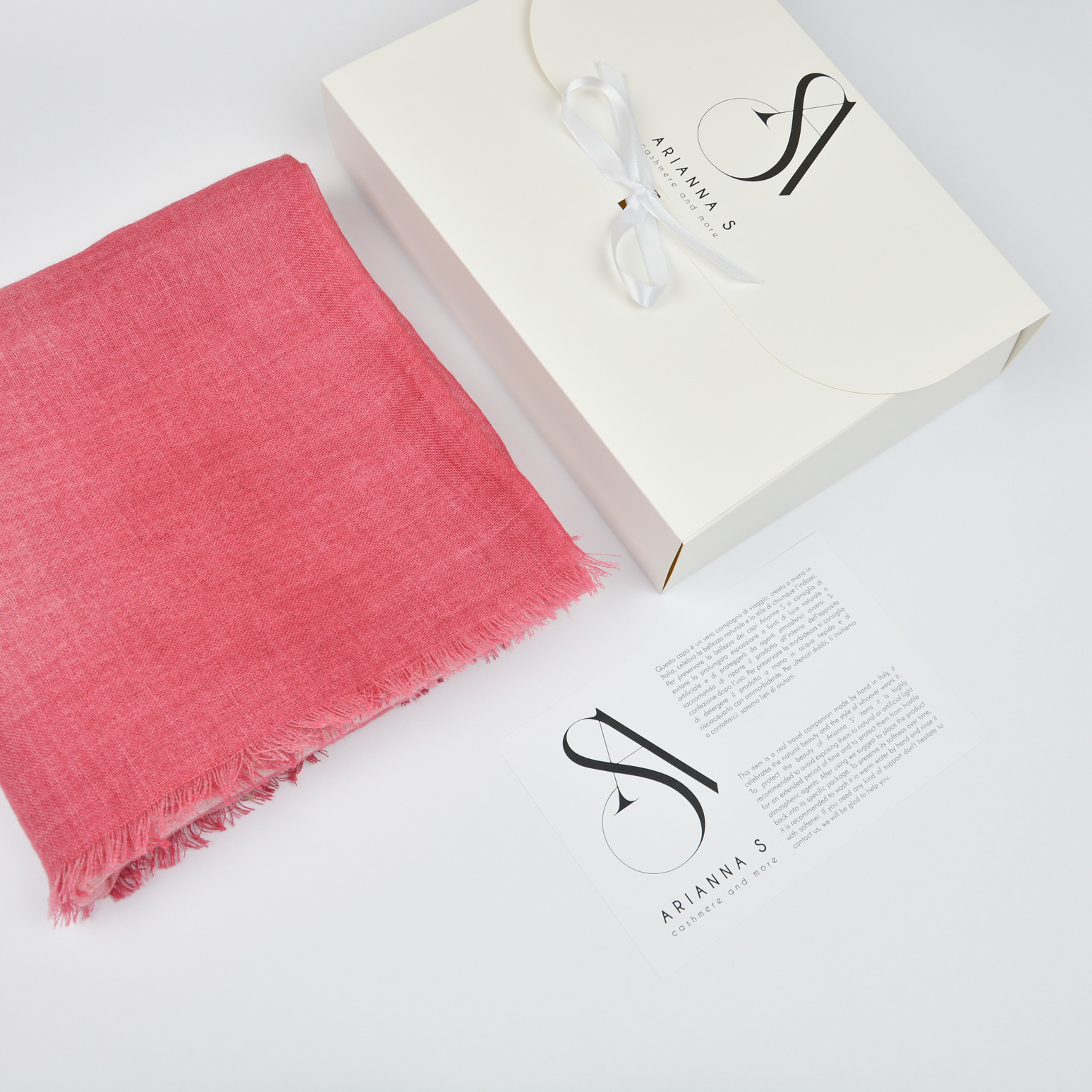 Sciarpa Cashmere 120 - Soft Red